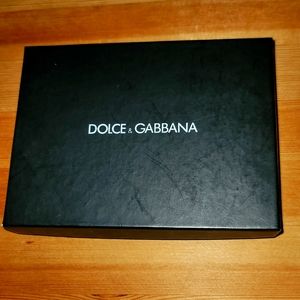 Dolce & Gabbana Vintage Burgundy Leather Wallet